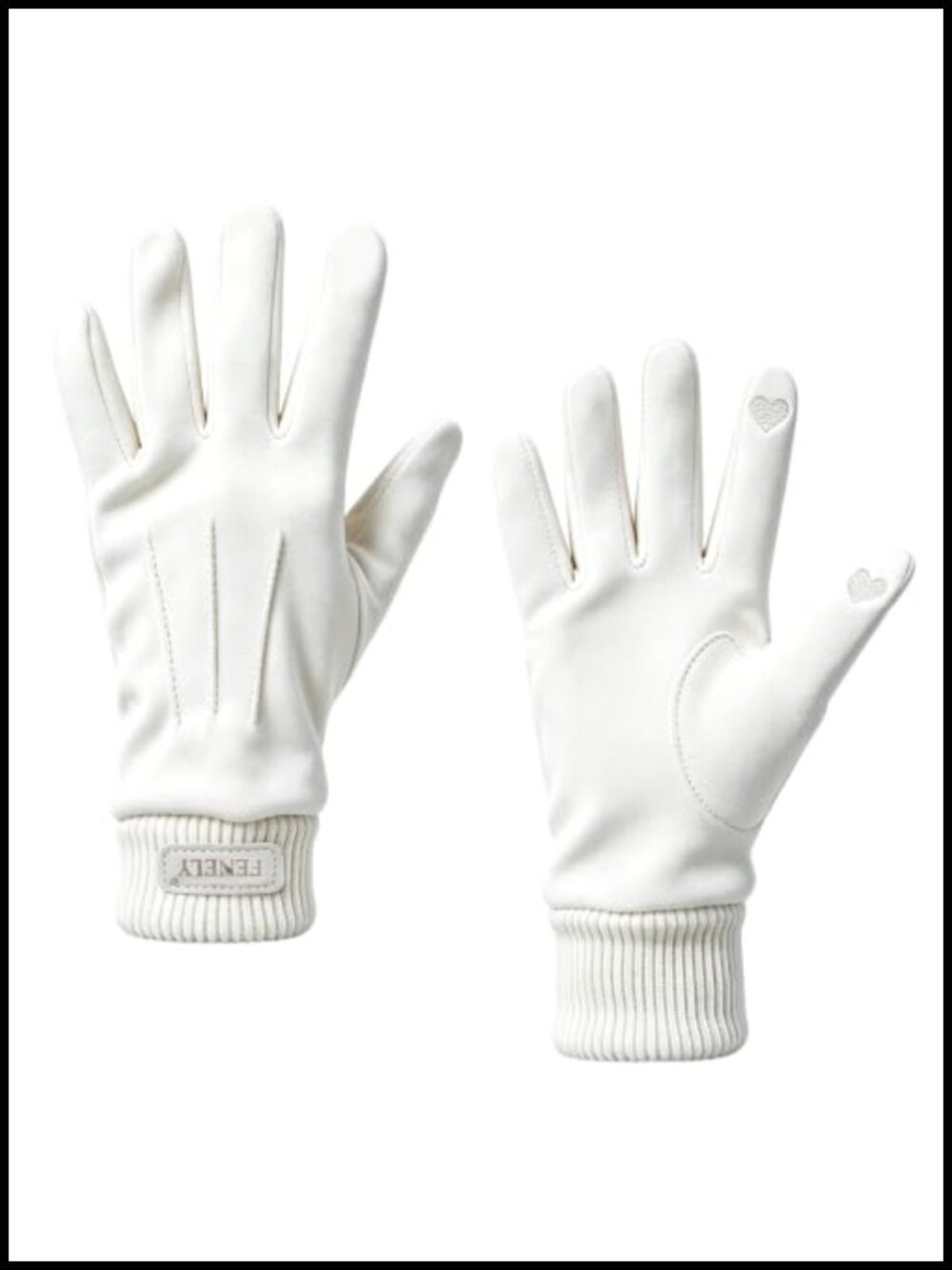 Women's Suede Winter Gloves Touchscreen Fleece Lined Windproof Cold Weather